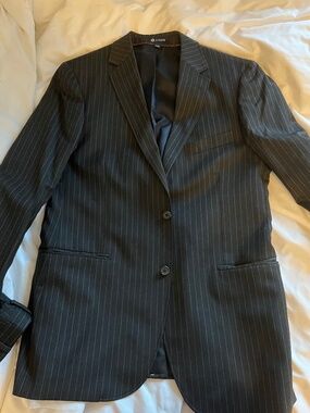 JCrew Legacy 3 piece Charcoal Gray Suit 40R